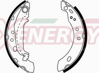 AP XENERGY X50246 - Jeu de mâchoires de frein cwaw.fr