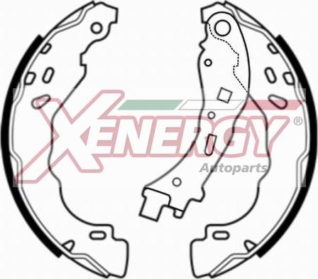 AP XENERGY X50720 - Jeu de mâchoires de frein cwaw.fr