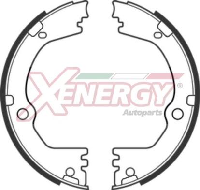 AP XENERGY X50728 - Jeu de mâchoires de frein, frein de stationnement cwaw.fr