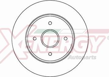 AP XENERGY X601431 - Disque de frein cwaw.fr