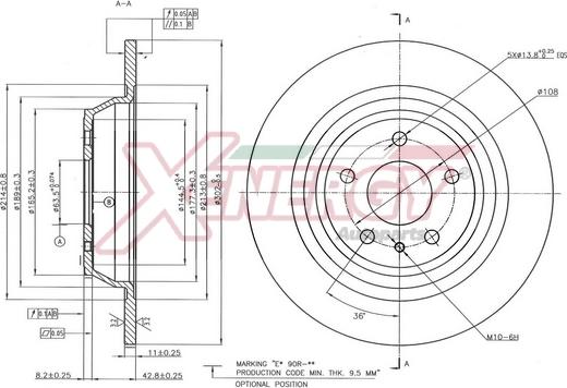 AP XENERGY X601508 - Disque de frein cwaw.fr