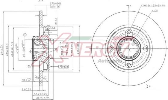 AP XENERGY X601518 - Disque de frein cwaw.fr