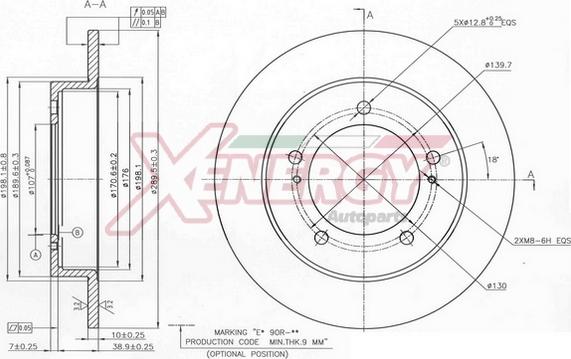 AP XENERGY X601533 - Disque de frein cwaw.fr