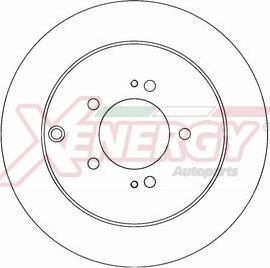 AP XENERGY X601375 - Disque de frein cwaw.fr