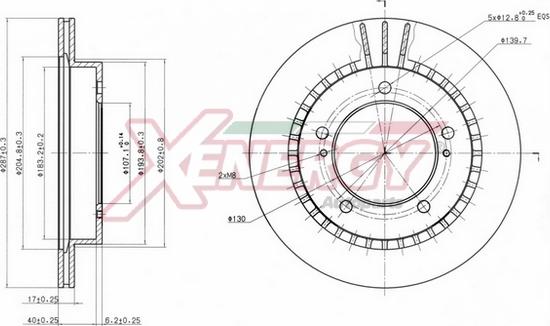 AP XENERGY X602769 - Disque de frein cwaw.fr