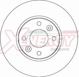 AP XENERGY X602714 - Disque de frein cwaw.fr