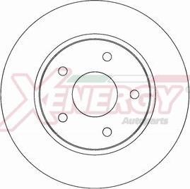 AP XENERGY X602724 - Disque de frein cwaw.fr