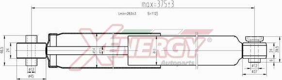 AP XENERGY X098349 - Amortisseur cwaw.fr