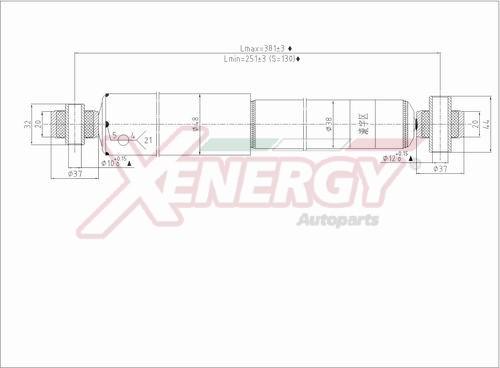 AP XENERGY X058348 - Amortisseur cwaw.fr