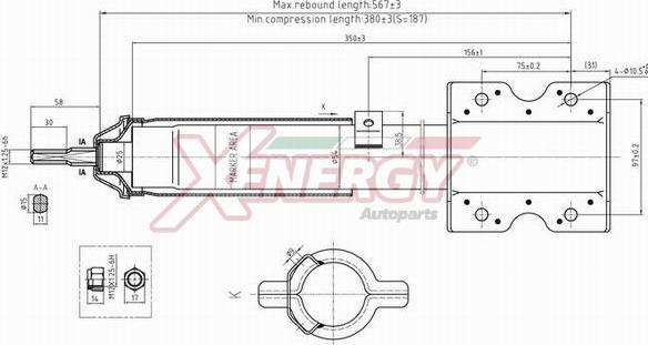 AP XENERGY X001335 - Amortisseur cwaw.fr