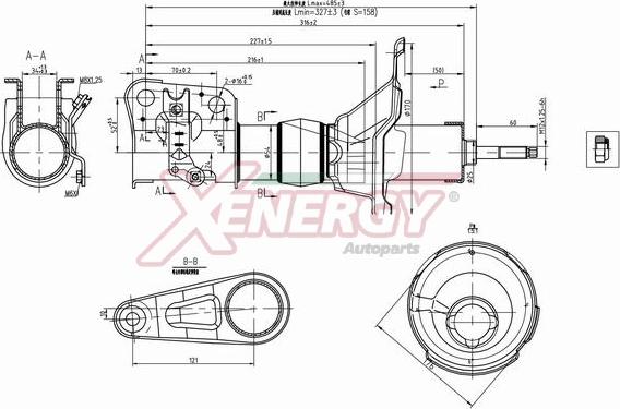 AP XENERGY X010331 - Amortisseur cwaw.fr