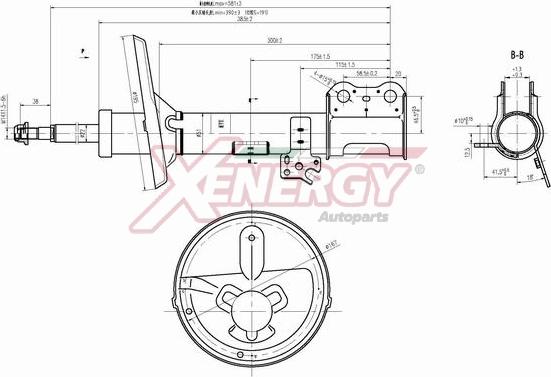 AP XENERGY X0114334 - Amortisseur cwaw.fr