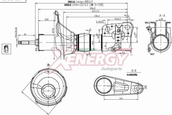 AP XENERGY X011331 - Amortisseur cwaw.fr