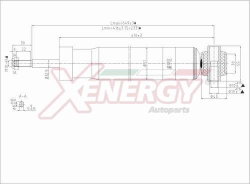 AP XENERGY X085345 - Amortisseur cwaw.fr