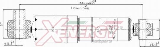 AP XENERGY X080349 - Amortisseur cwaw.fr