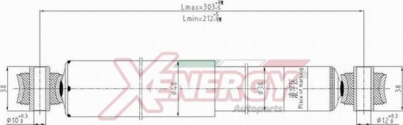 AP XENERGY X039244 - Amortisseur cwaw.fr