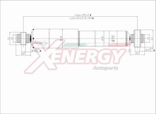 AP XENERGY X035348 - Amortisseur cwaw.fr