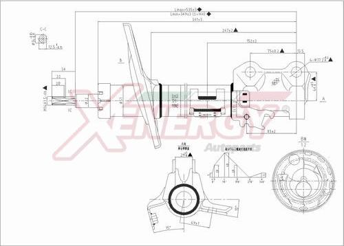 AP XENERGY X031339 - Amortisseur cwaw.fr