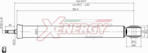 AP XENERGY X032348 - Amortisseur cwaw.fr