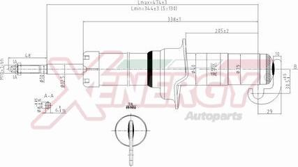 AP XENERGY X025340 - Amortisseur cwaw.fr