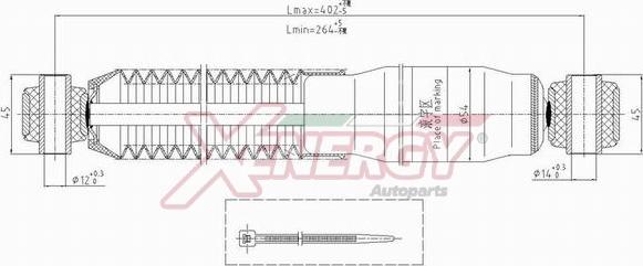 AP XENERGY X078345 - Amortisseur cwaw.fr