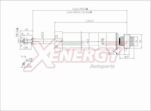 AP XENERGY X194349 - Amortisseur cwaw.fr