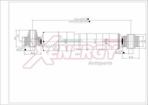 AP XENERGY X149349 - Amortisseur cwaw.fr