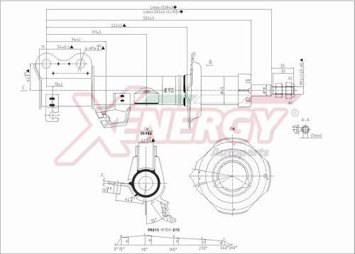 AP XENERGY X148332 - Amortisseur cwaw.fr