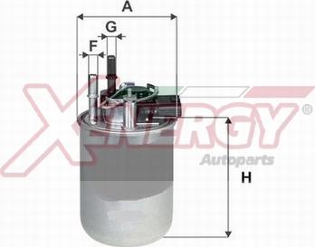 AP XENERGY X1599885 - Filtre à carburant cwaw.fr