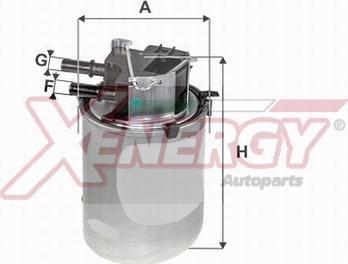 AP XENERGY X1598578 - Filtre à carburant cwaw.fr