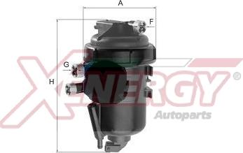 AP XENERGY X1556300 - Filtre à carburant cwaw.fr