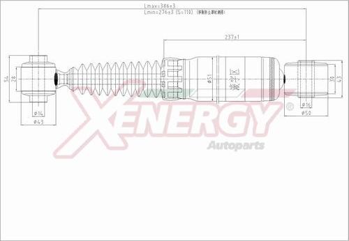 AP XENERGY X155349 - Amortisseur cwaw.fr