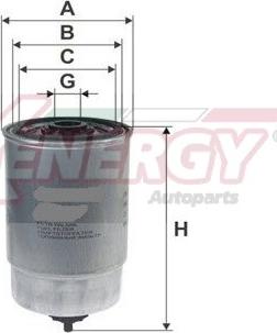 AP XENERGY X1510405 - Filtre à carburant cwaw.fr