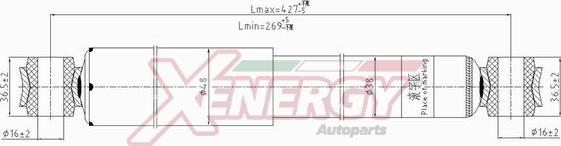 AP XENERGY X153343 - Amortisseur cwaw.fr