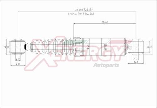 AP XENERGY X166341 - Amortisseur cwaw.fr