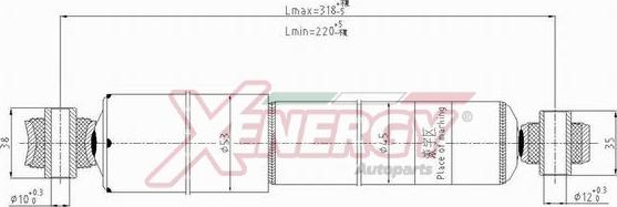 AP XENERGY X100444 - Amortisseur cwaw.fr