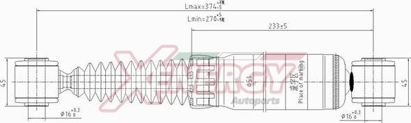 AP XENERGY X102341 - Amortisseur cwaw.fr