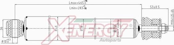 AP XENERGY X135443 - Amortisseur cwaw.fr