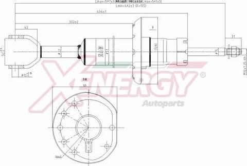 AP XENERGY X842341 - Amortisseur cwaw.fr