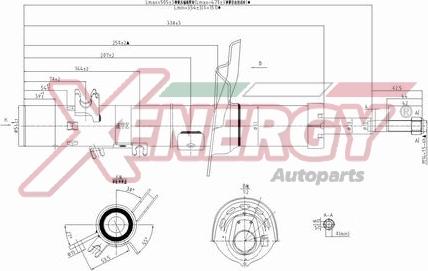 AP XENERGY X8005333 - Amortisseur cwaw.fr