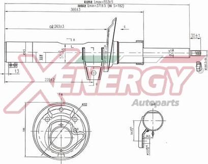 AP XENERGY X8000335 - Amortisseur cwaw.fr