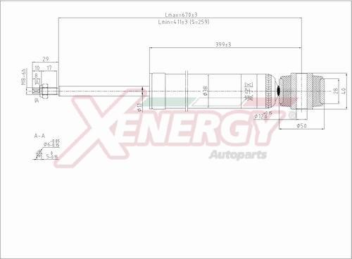 AP XENERGY X8002343 - Amortisseur cwaw.fr