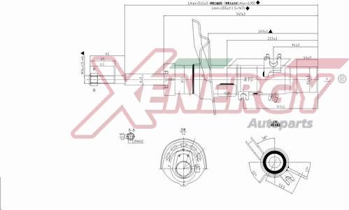 AP XENERGY X8012333 - Amortisseur cwaw.fr