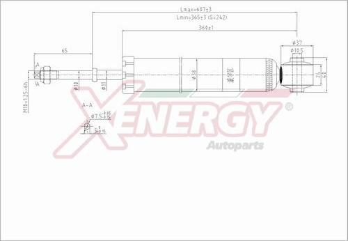 AP XENERGY X808343 - Amortisseur cwaw.fr