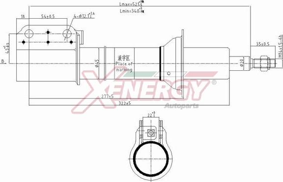 AP XENERGY X808333 - Amortisseur cwaw.fr