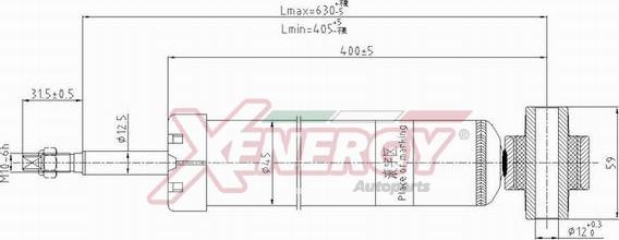 AP XENERGY X8024344 - Amortisseur cwaw.fr