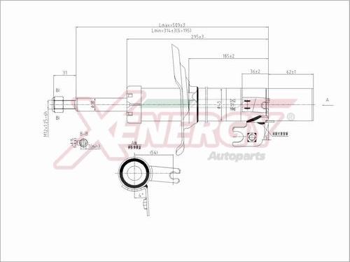 AP XENERGY X807332 - Amortisseur cwaw.fr