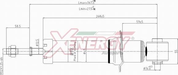 AP XENERGY X815341 - Amortisseur cwaw.fr