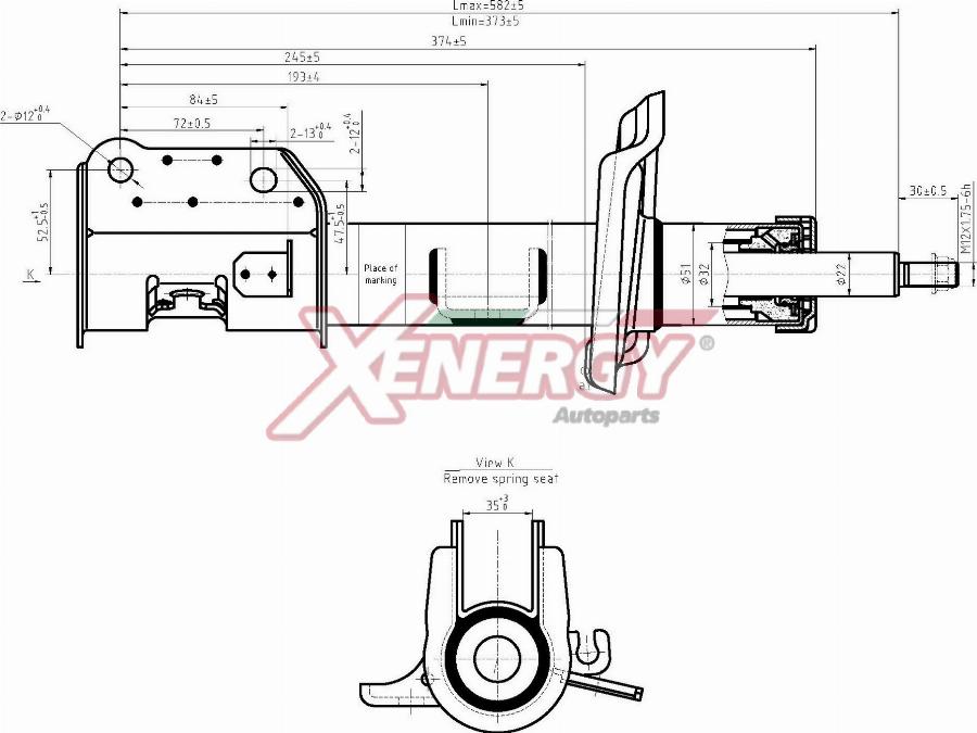 AP XENERGY X8104334 - Amortisseur cwaw.fr