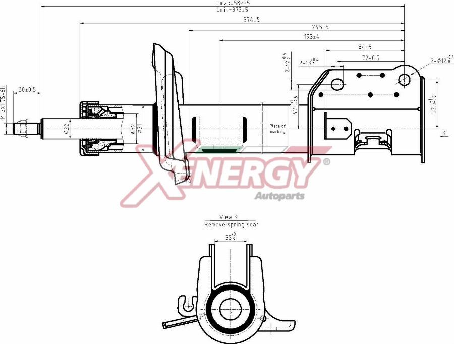 AP XENERGY X8105334 - Amortisseur cwaw.fr